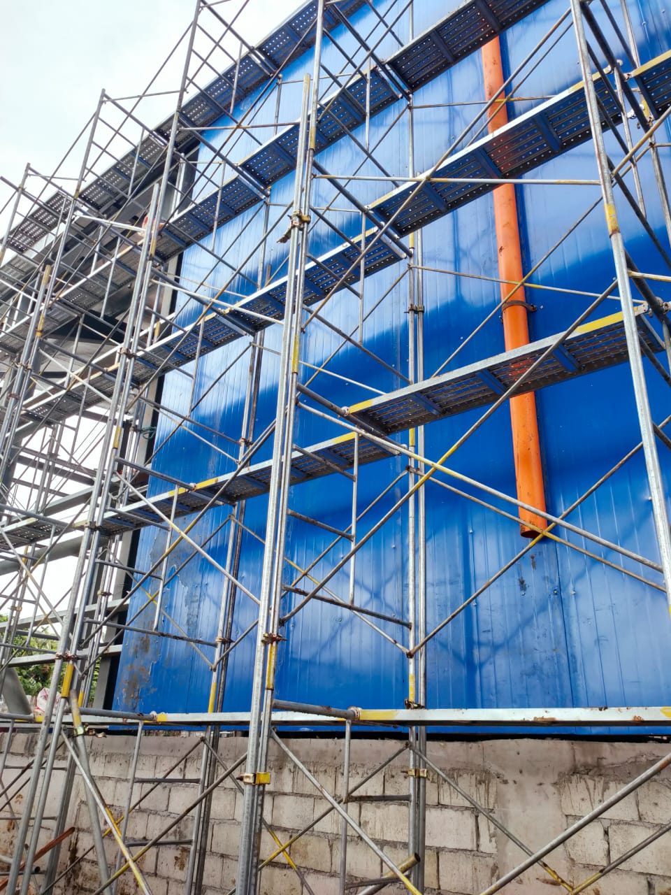 Panel facade taking shape