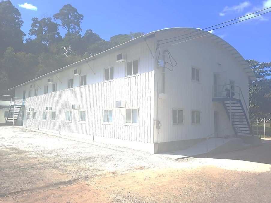Two-storey dormitory for 256 residents